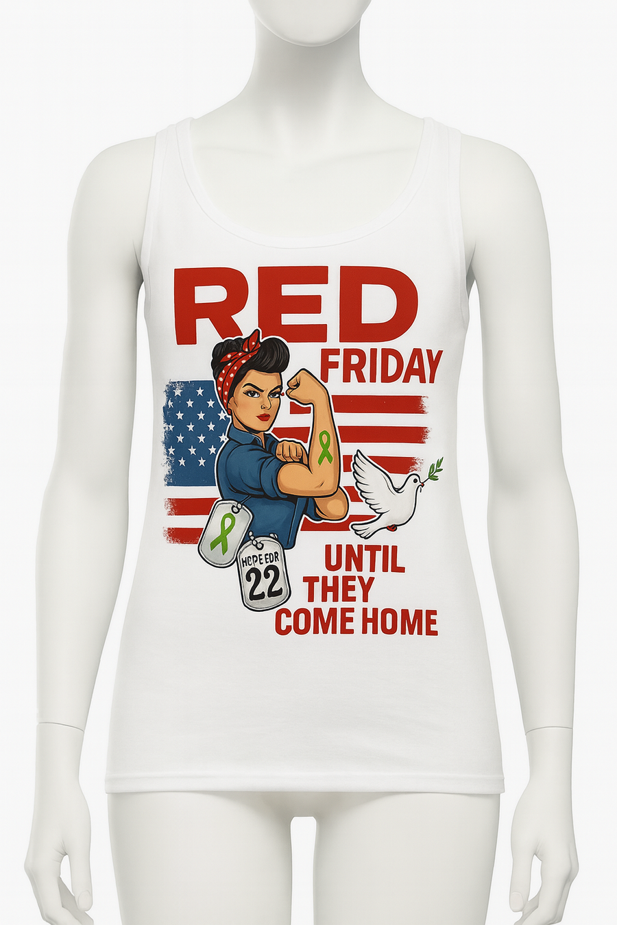 RED Friday “Until They Come Home” – Unisex Hanes Cool DRI® Performance Tee
